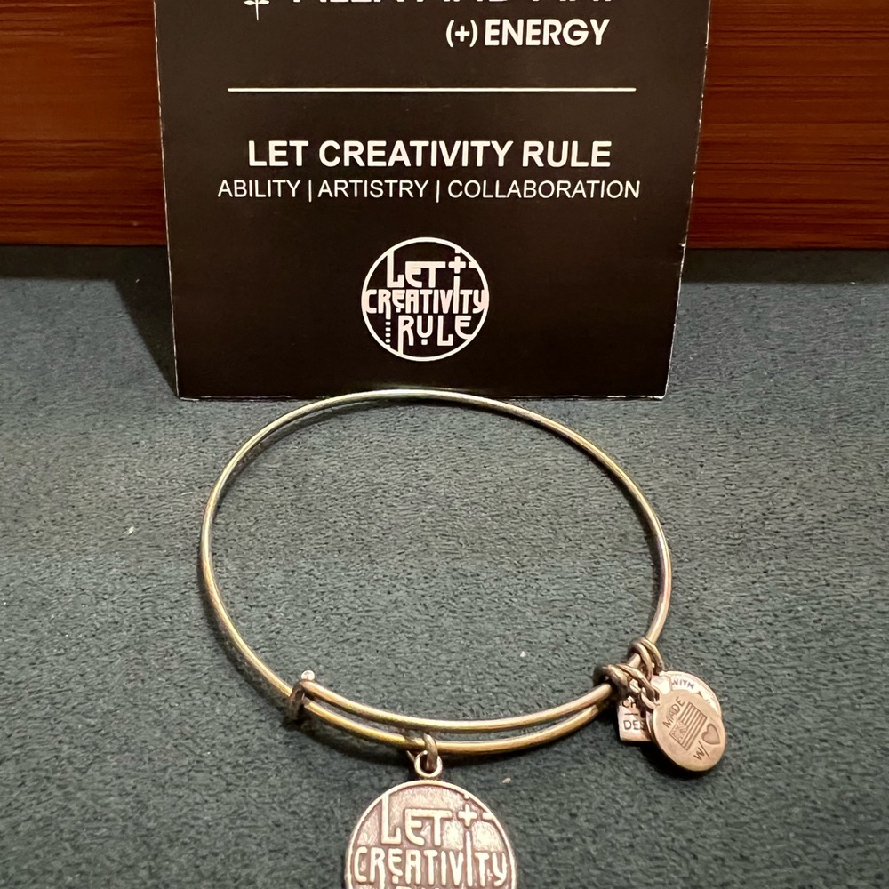 Alex and Ani Gold Bracelet with Charms